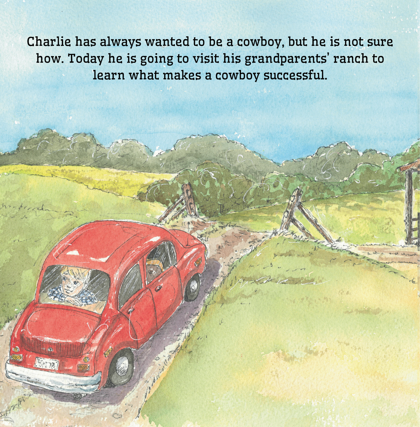 Hardcover: Charlie Learns to Be a Cowboy by Danika Kester