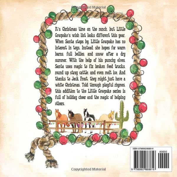 Hardcover: Little Cowpoke's Christmas by Kelcie Martin