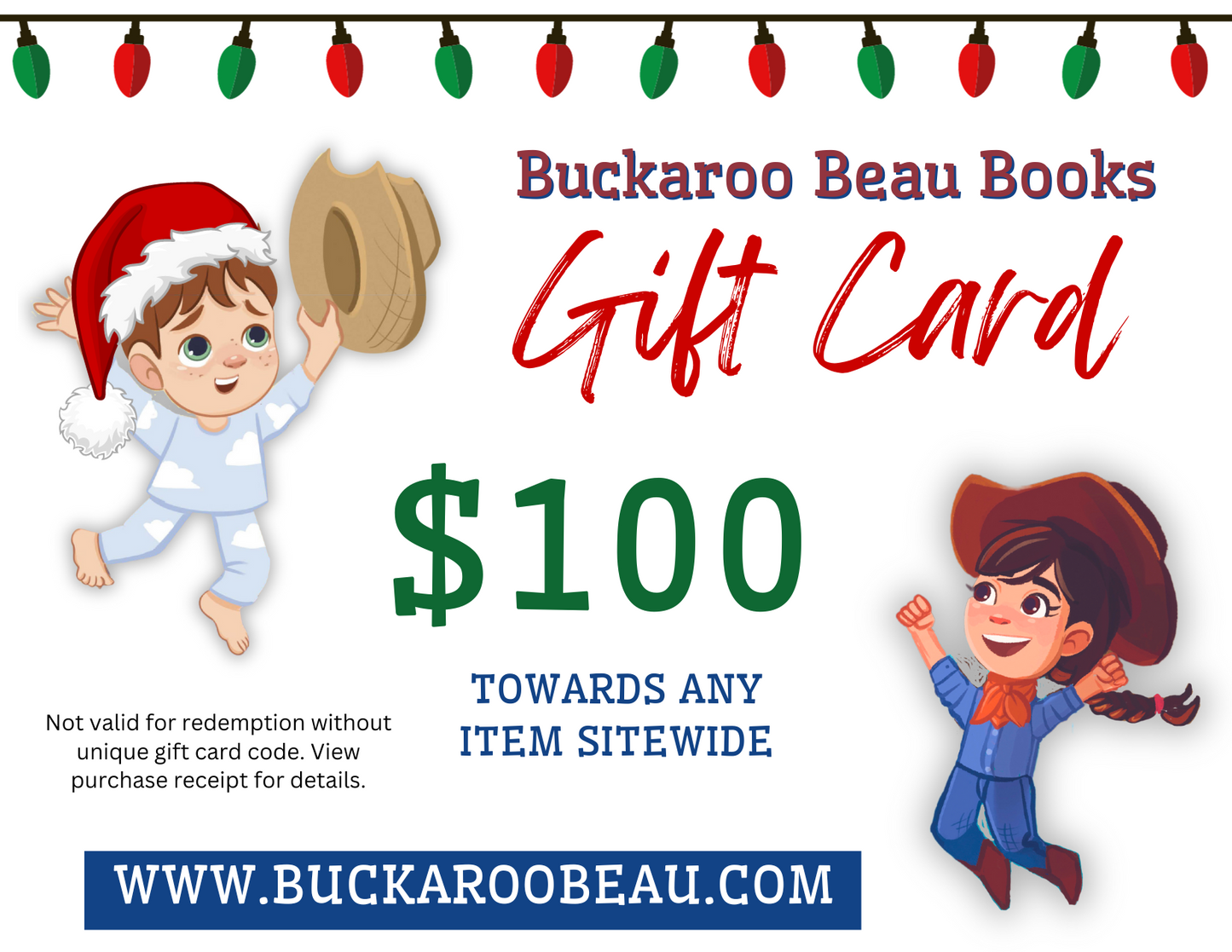 Buckaroo Beau Books Gift Card