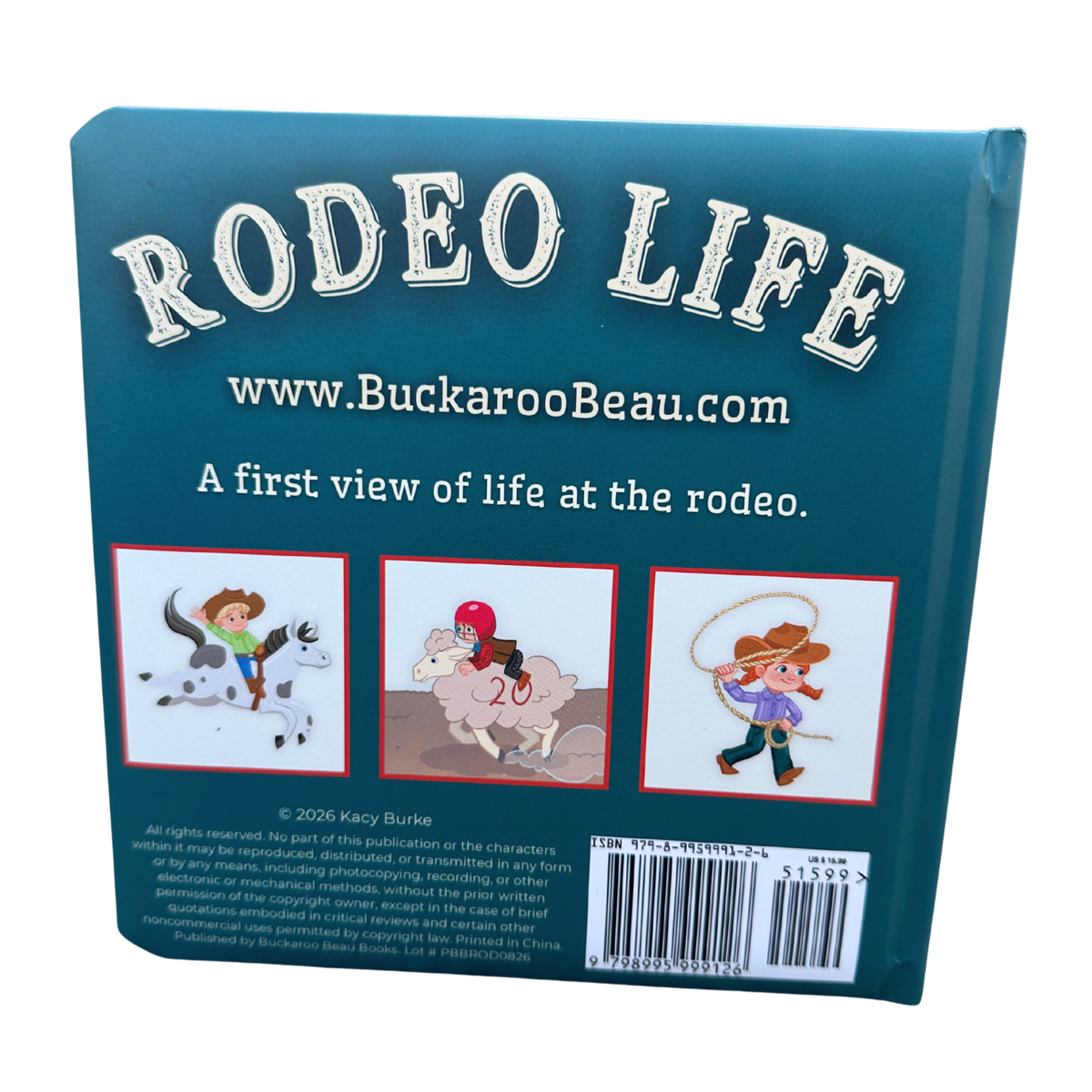 PRE-ORDER: Rodeo Life Premium Padded Board Book