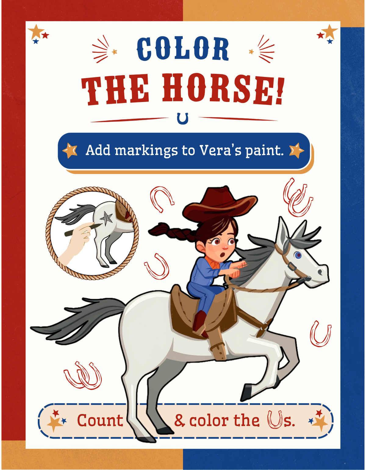 PRE-ORDER: My Big Western Activity Book (Dry-Erase & Reusable)
