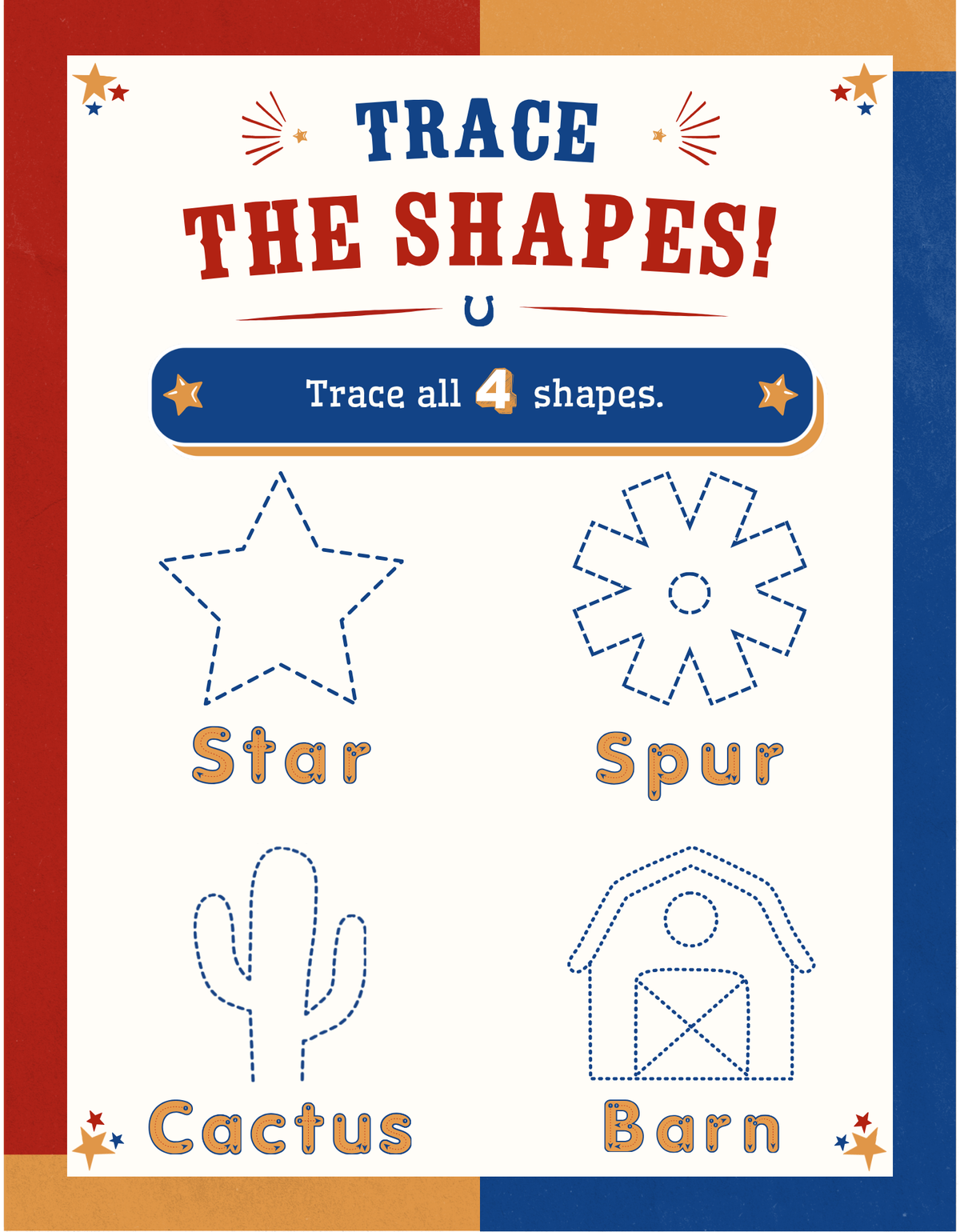 PRE-ORDER: My Big Western Activity Book (Dry-Erase & Reusable)