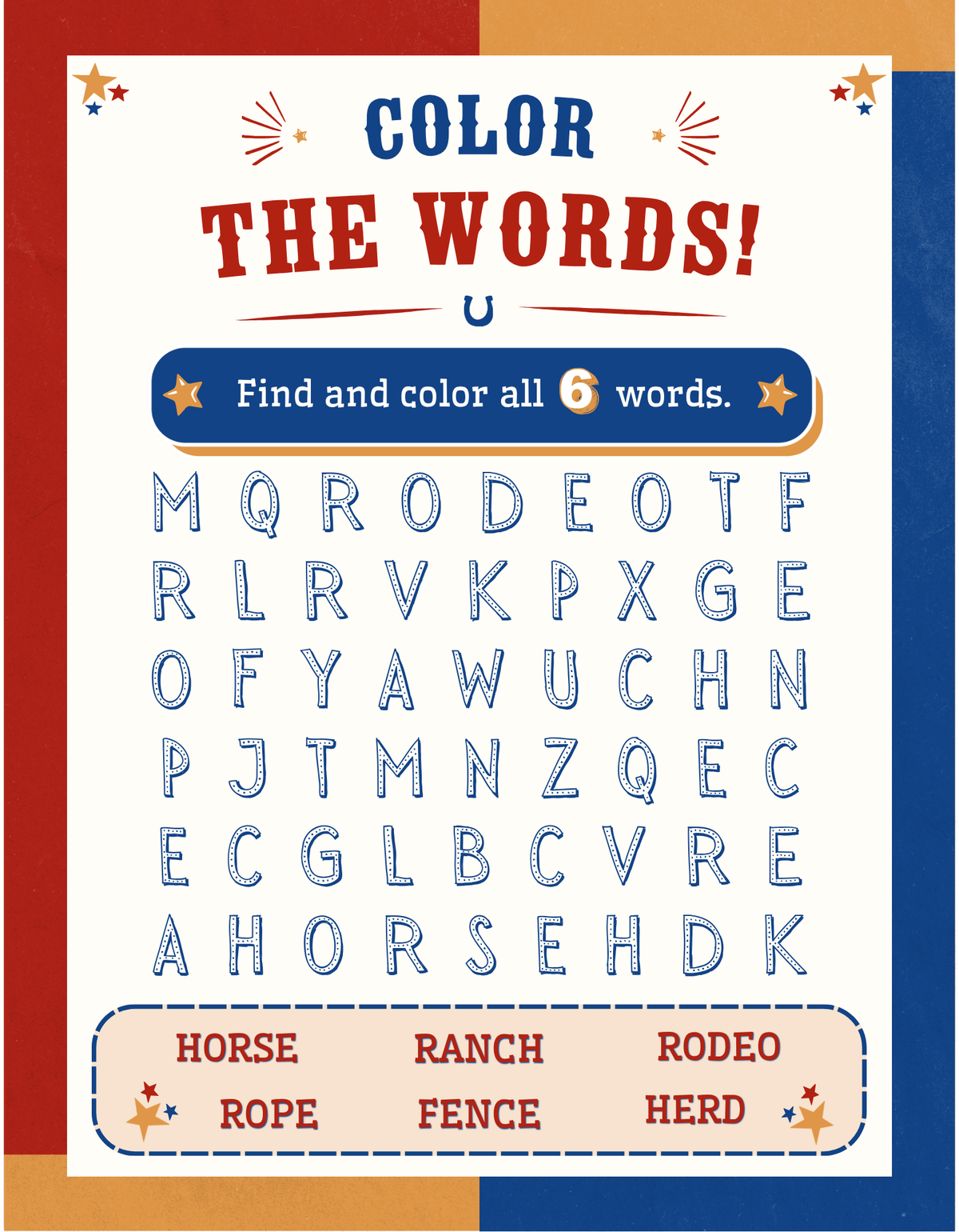 PRE-ORDER: My Big Western Activity Book (Dry-Erase & Reusable)