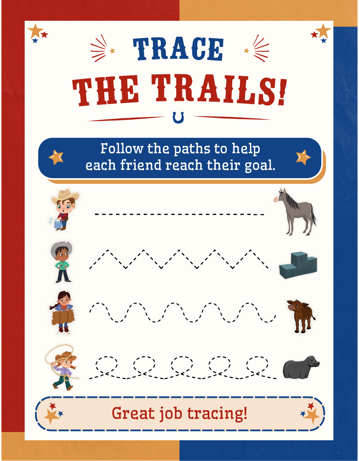 PRE-ORDER: My Big Western Activity Book (Dry-Erase & Reusable)