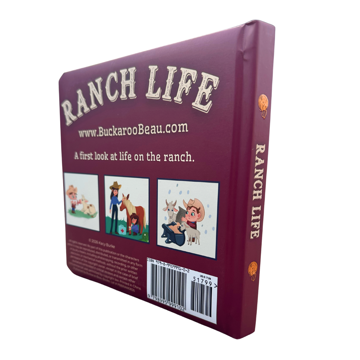 PRE-ORDER: Ranch Life Premium Padded Board Book