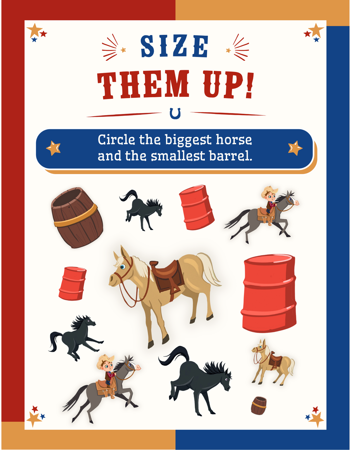 PRE-ORDER: My Big Western Activity Book (Dry-Erase & Reusable)