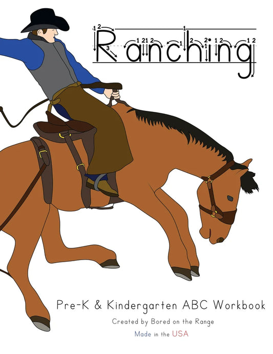 Ranching Pre-K & Kindergarten ABC Workbook