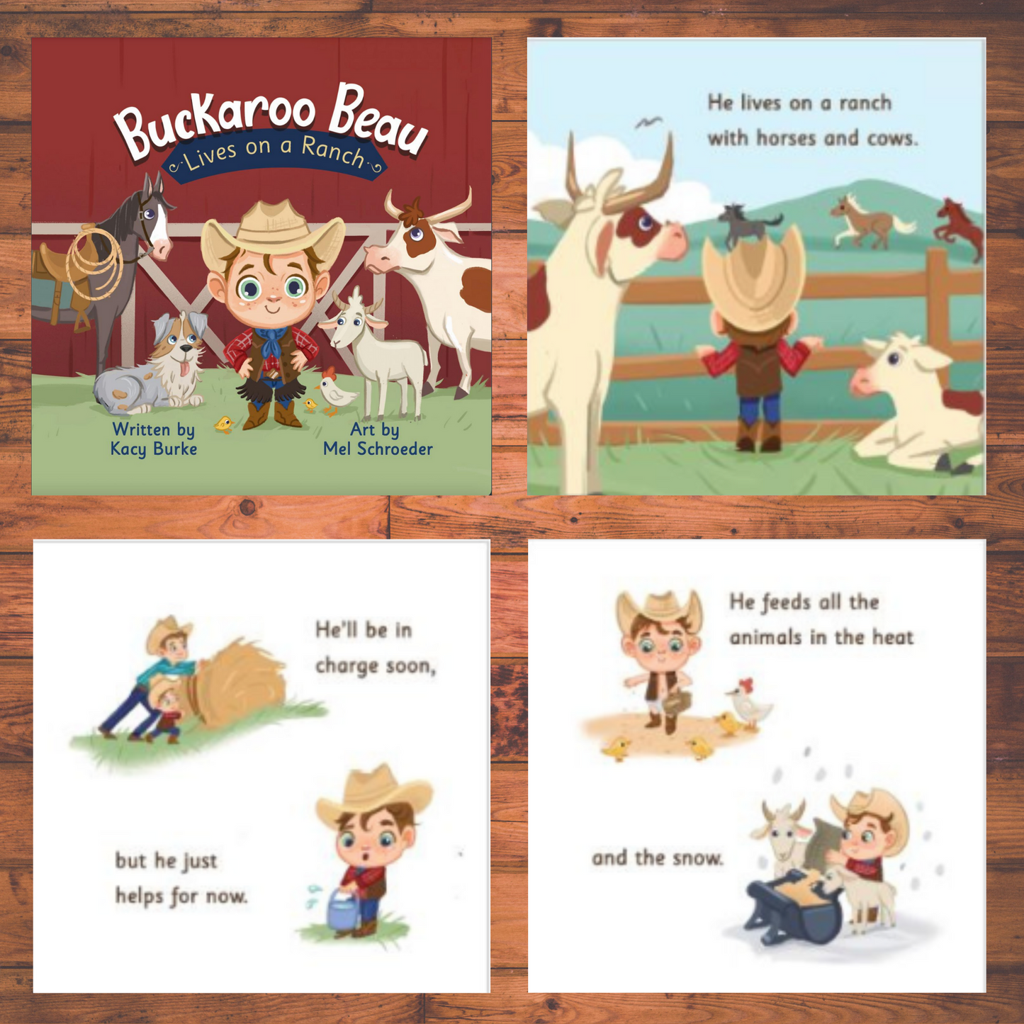 Full-Color, Printable PDF of "Buckaroo Beau Lives on a Ranch"